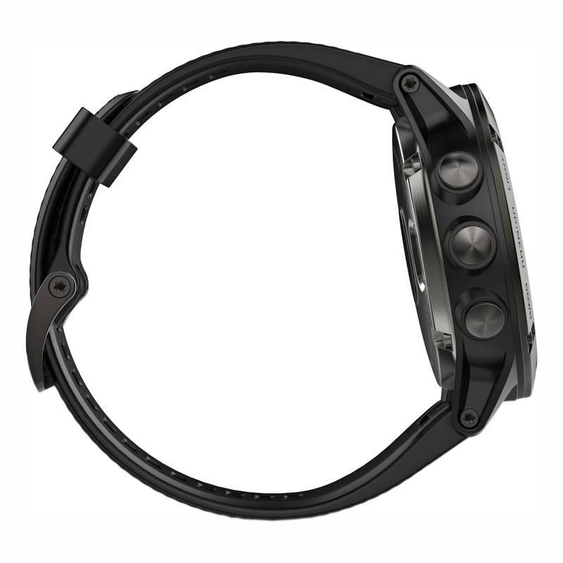 GPS hodinky Garmin Fenix5X Saphire Gray Optic černé