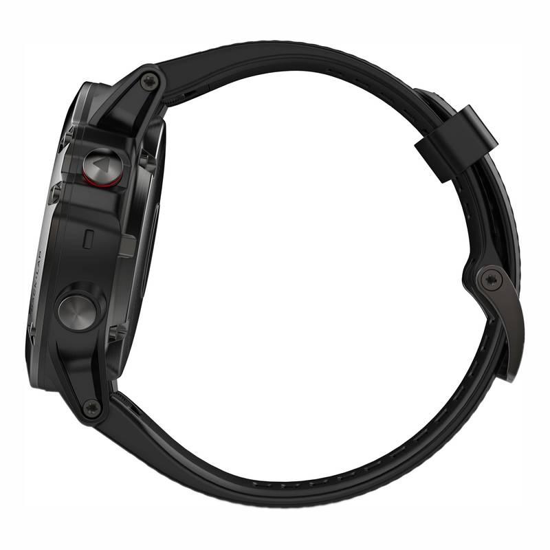 GPS hodinky Garmin Fenix5X Saphire Gray Optic černé