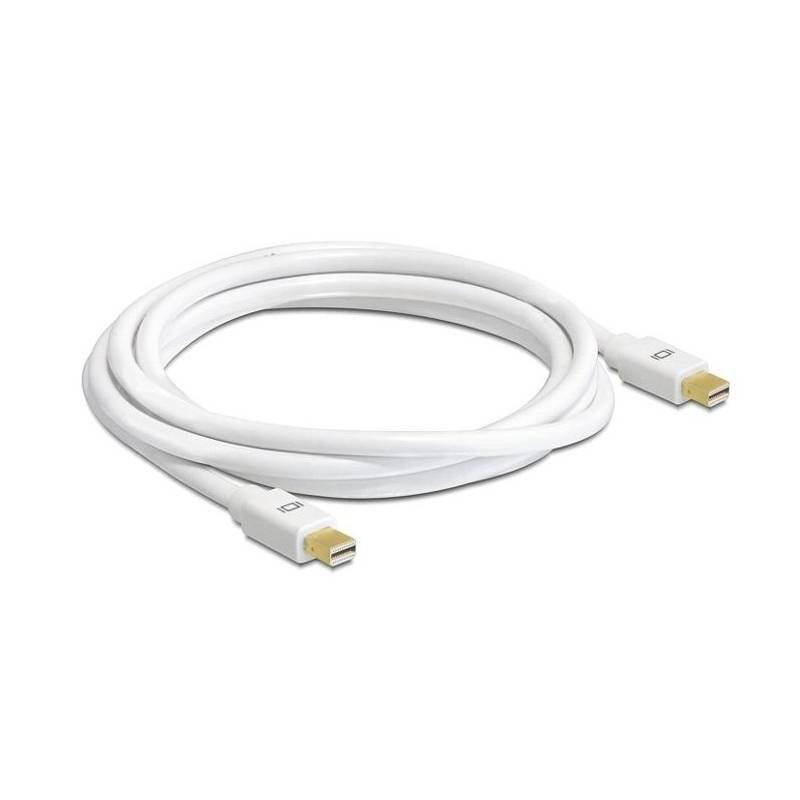Kabel DeLock Mini DisplayPort, 0,5m bílý