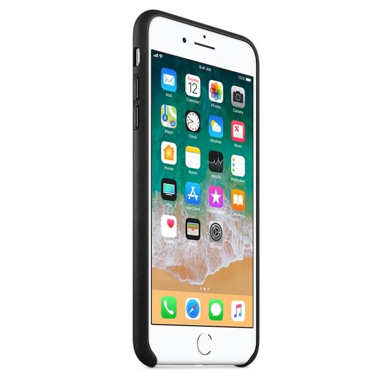 Kryt na mobil Apple Leather Case pro iPhone 8 Plus 7 Plus černý
