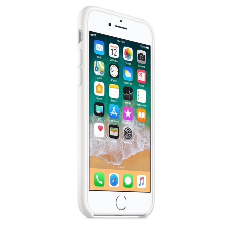 Kryt na mobil Apple Silicone Case pro iPhone 8 7 bílý