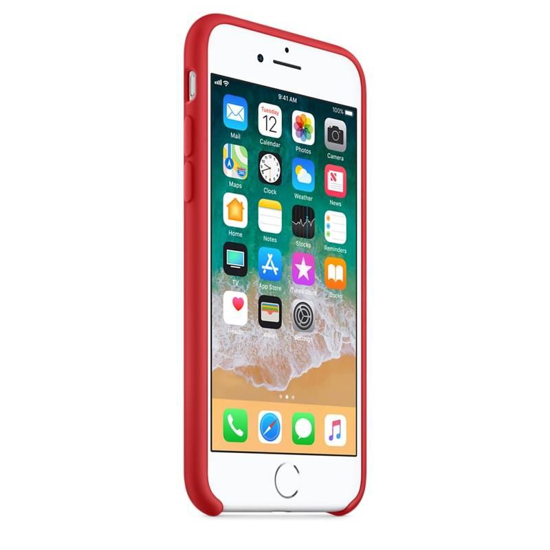 Kryt na mobil Apple Silicone Case pro iPhone 8 7 RED červený