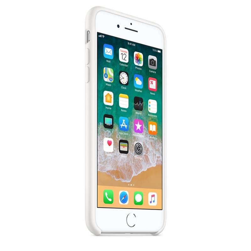 Kryt na mobil Apple Silicone Case pro iPhone 8 Plus 7 Plus bílý