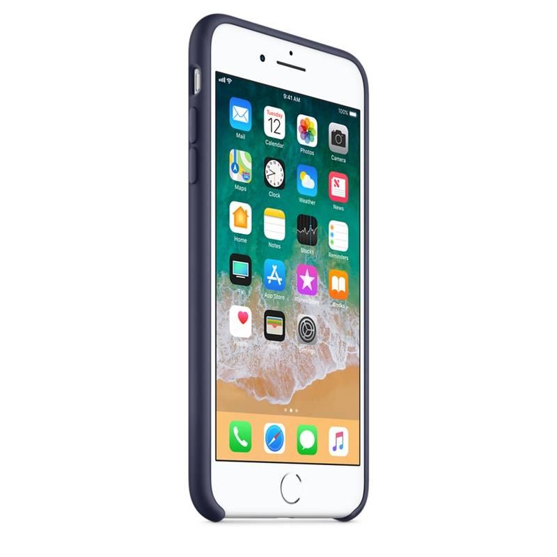 Kryt na mobil Apple Silicone Case pro iPhone 8 Plus 7 Plus - půlnočně modrý