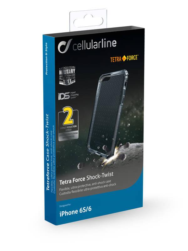 Kryt na mobil CellularLine Tetra Force pro Apple iPhone 6 6s černý