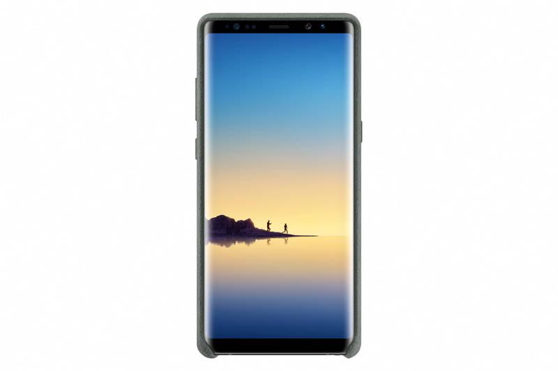Kryt na mobil Samsung Alcantara pro Galaxy Note 8 khaki
