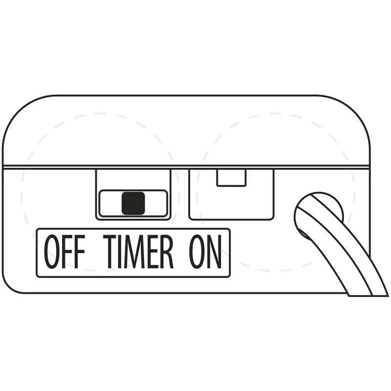 LED dekorace EMOS svícen, 7 LED, bílý, 2xAA, teplá bílá, časovač