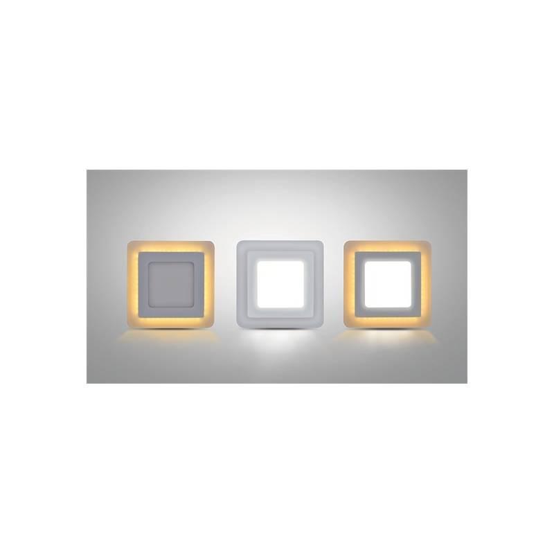 LED panel Solight čtverec, 245 x 245 mm, 18W 6W, 1530lm bílý