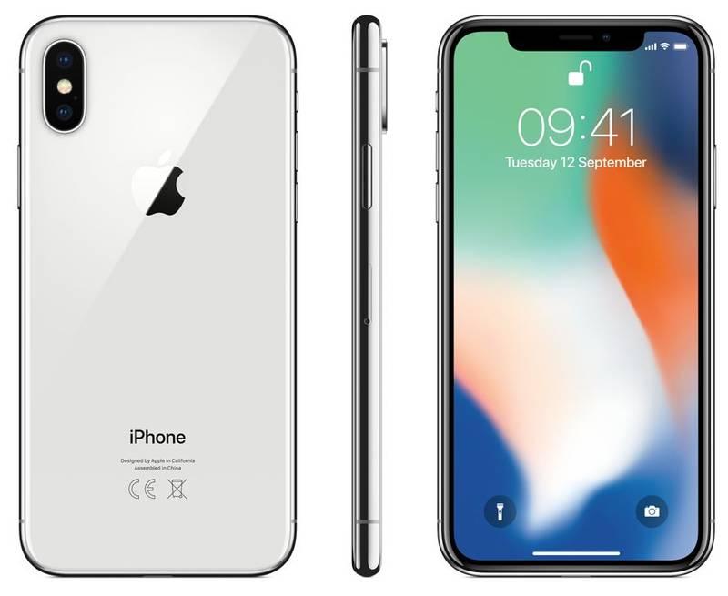 Mobilní telefon Apple iPhone X 256 GB - Silver