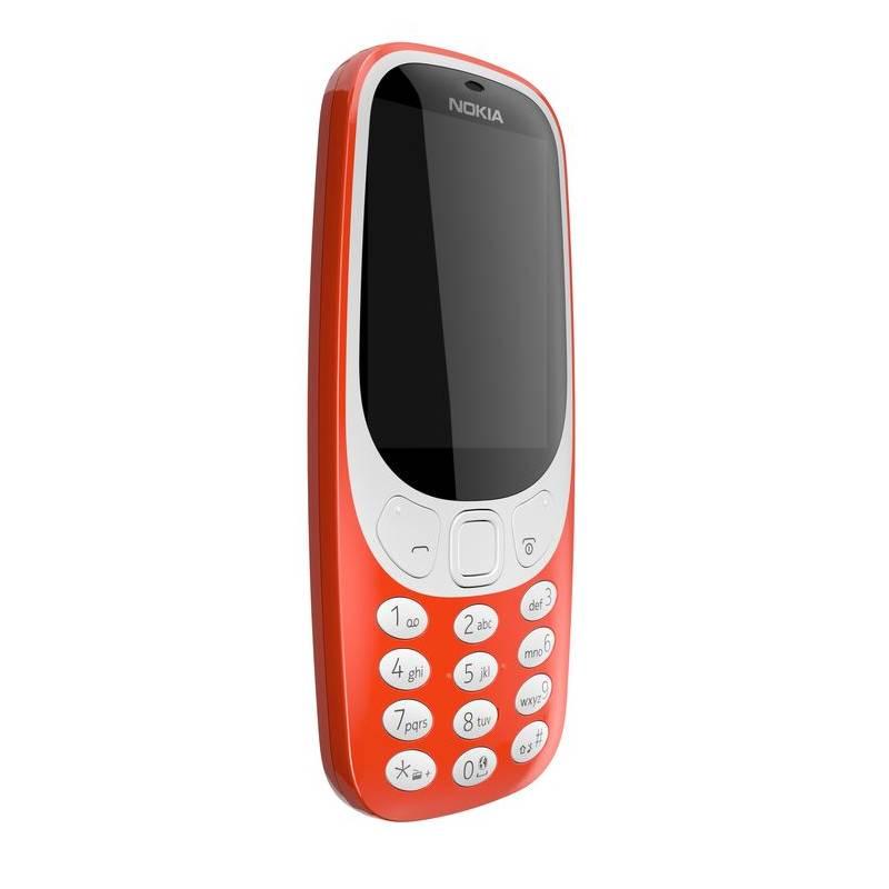 Mobilní telefon Nokia 3310 Dual SIM červený