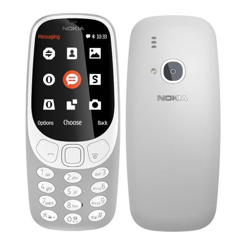 Mobilní telefon Nokia 3310 Dual SIM šedý, Mobilní, telefon, Nokia, 3310, Dual, SIM, šedý
