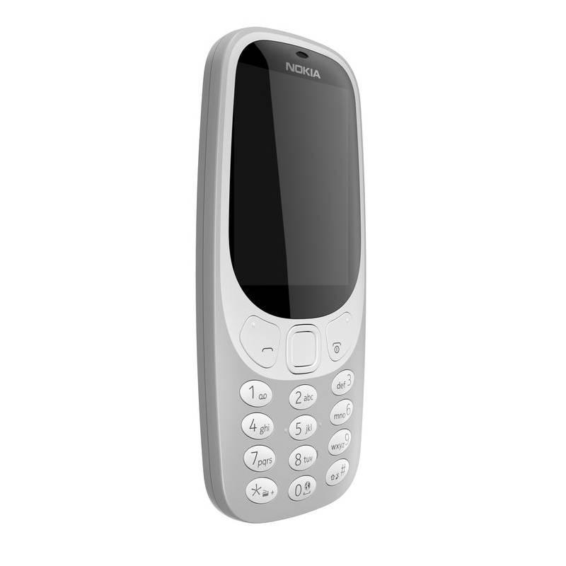 Mobilní telefon Nokia 3310 Dual SIM šedý, Mobilní, telefon, Nokia, 3310, Dual, SIM, šedý