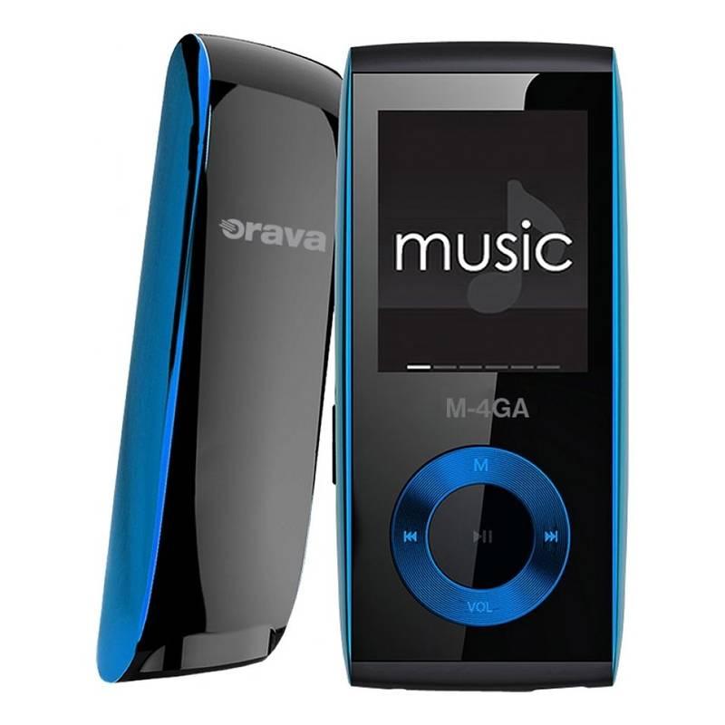 MP4 přehrávač Orava M-8G modrý