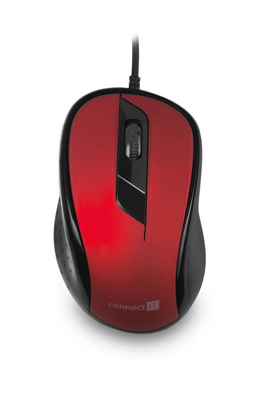 Myš Connect IT CMO-1200 červená