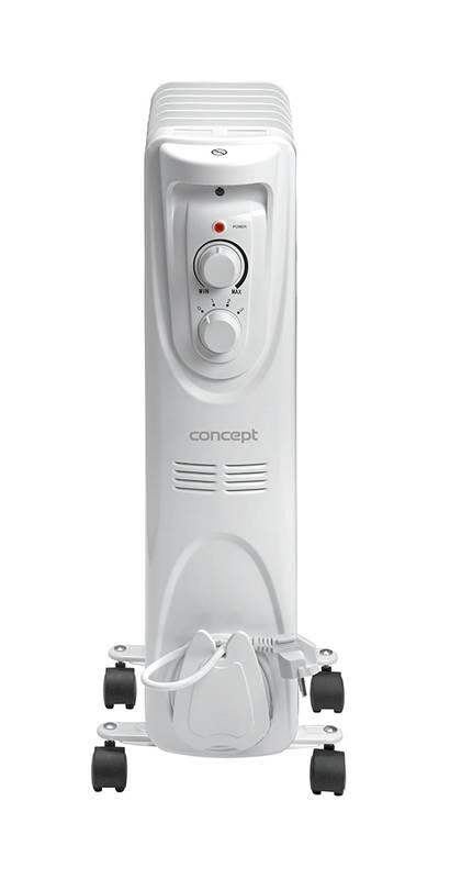 Olejový radiátor Concept RO3207 bílý