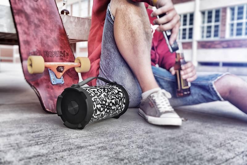 Přenosný reproduktor GoGEN GOGBPS320STR černý bílý