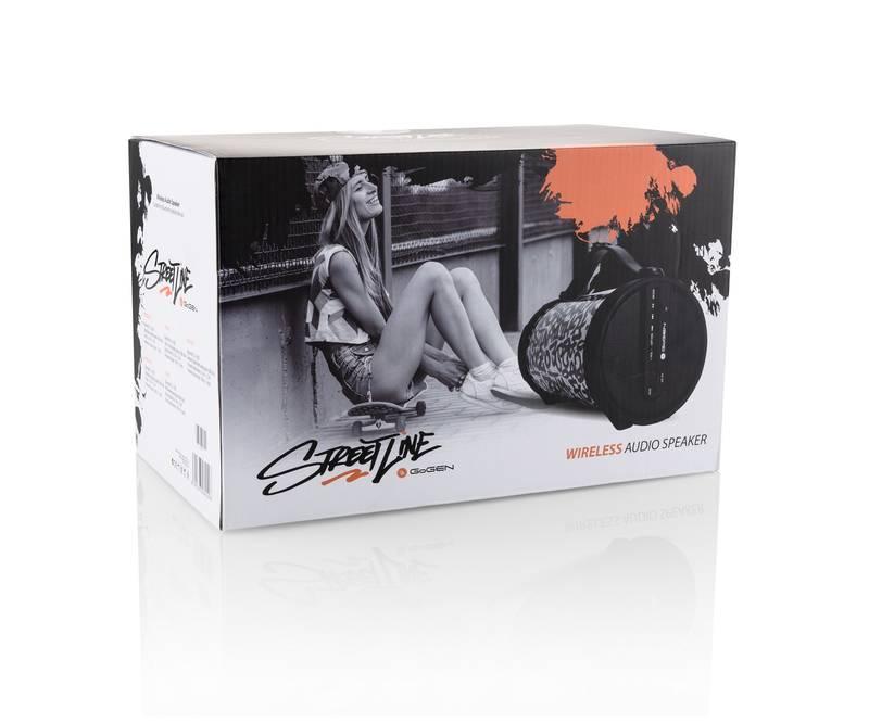 Přenosný reproduktor GoGEN GOGBPS320STR černý bílý