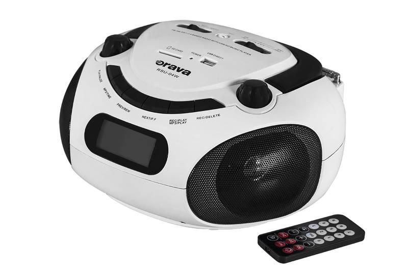 Radiopřijímač Orava RSU-04 bílý