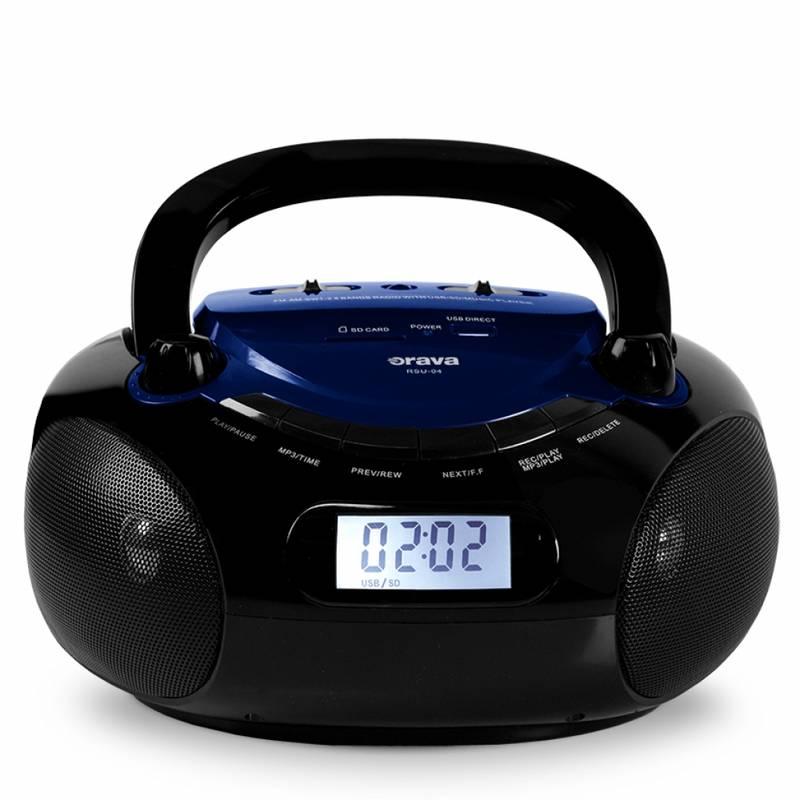 Radiopřijímač Orava RSU-04 černý modrý