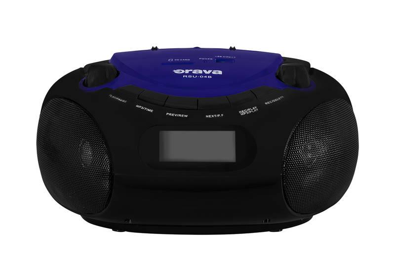 Radiopřijímač Orava RSU-04 černý modrý