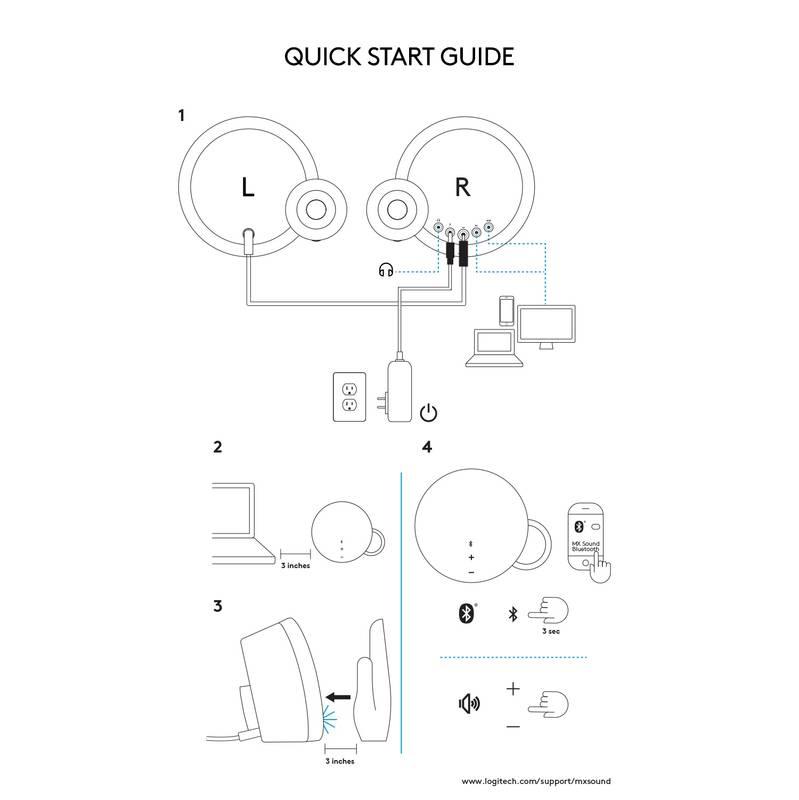 Reproduktory Logitech MX Sound Premium 2.0 černé