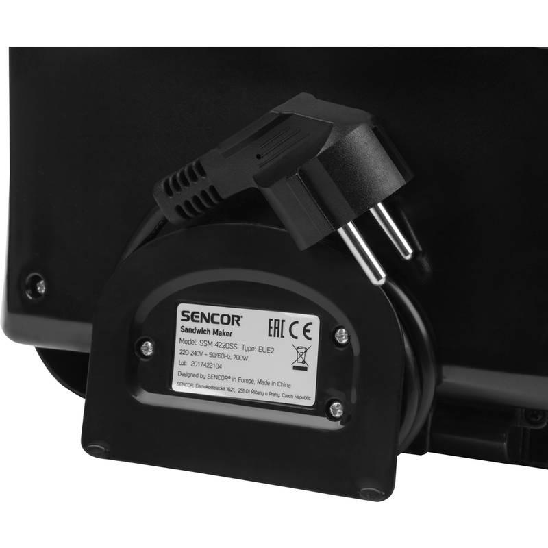 Sendvičovač Sencor SSM 4220SS stříbrný