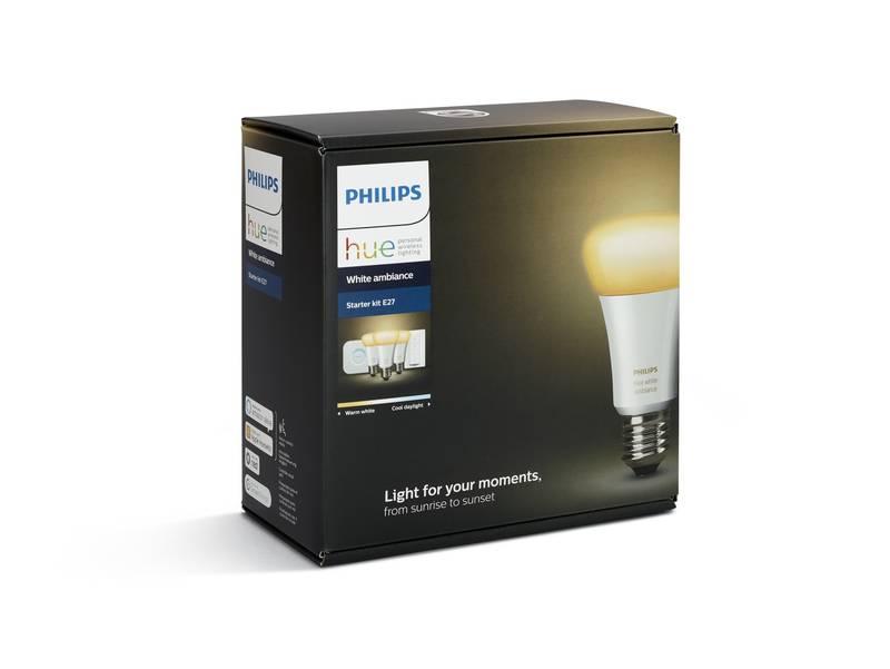Startovací sada Philips Hue 9,5 W. E27, White Ambiance