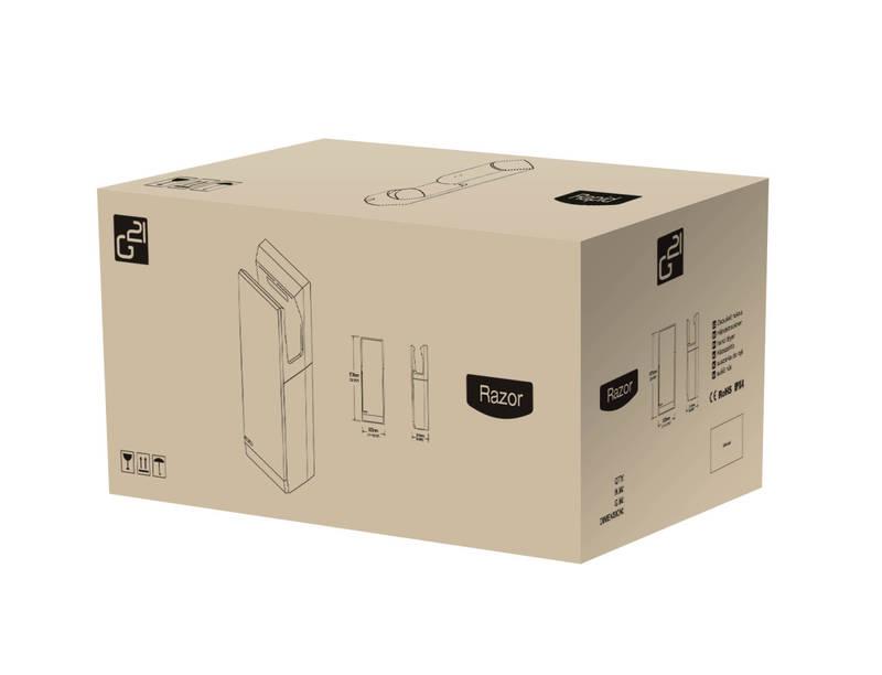 Sušič rukou G21 Razor Gray šedý