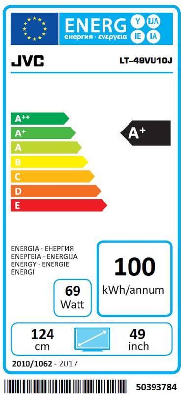 Televize JVC LT-49VU10J černá