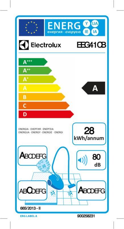 Vysavač podlahový Electrolux Easy Go EEG41CB modrý