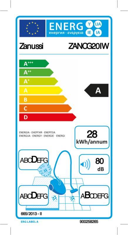 Vysavač podlahový Zanussi CompactGo ZANCG20IW bílý