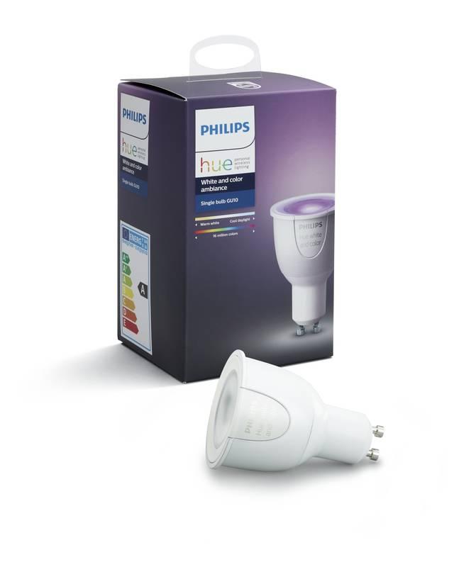 Žárovka LED Philips Hue 6,5W, GU10, White and Color Ambiance