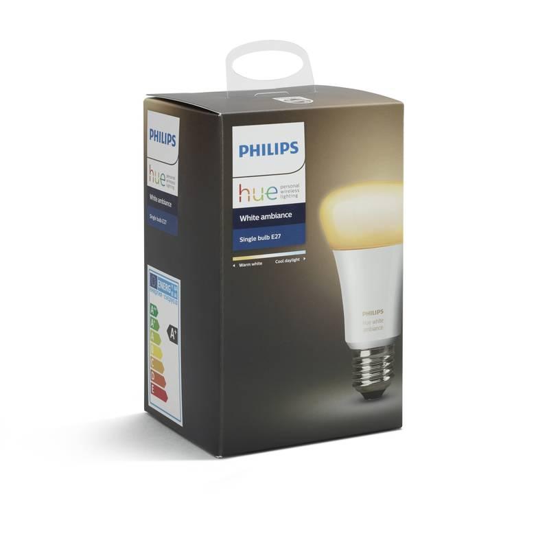 Žárovka LED Philips Hue 9,5W, E27, White Ambiance, Žárovka, LED, Philips, Hue, 9,5W, E27, White, Ambiance