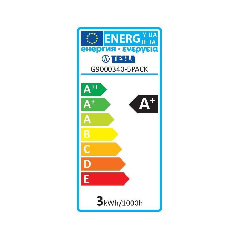 Žárovka LED Tesla bodová, 3W, G9, studená bílá