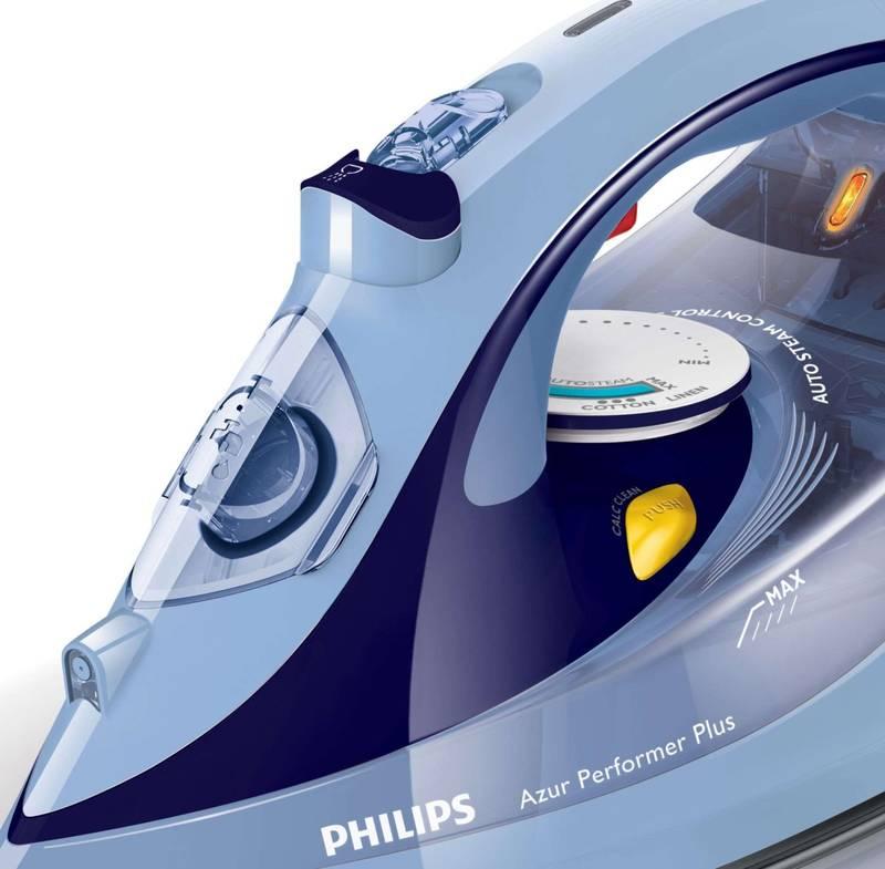 Žehlička Philips Azur Performer Plus GC4526 20 modrá