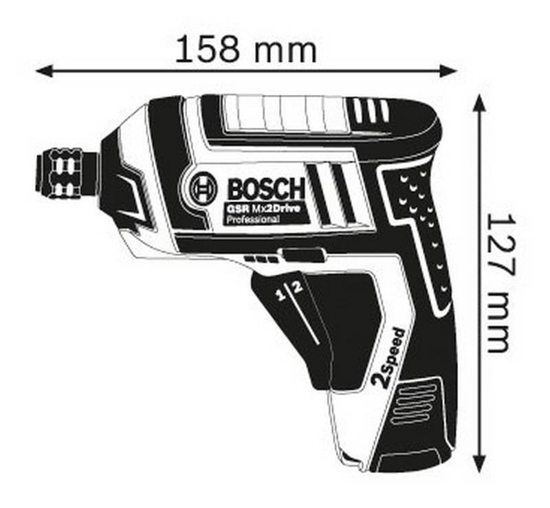 Aku šroubovák Bosch GSR Mx2Drive, 06019A2101
