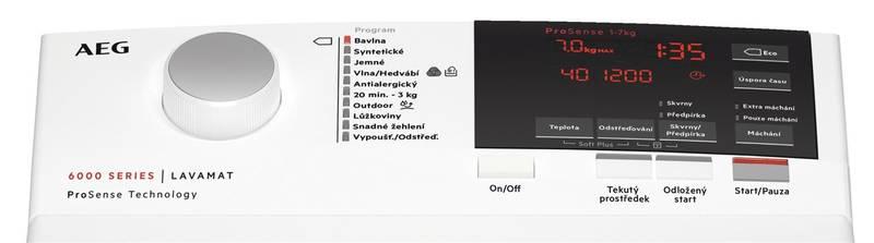 Automatická pračka AEG ProSense™ LTX6G371C bílá, Automatická, pračka, AEG, ProSense™, LTX6G371C, bílá