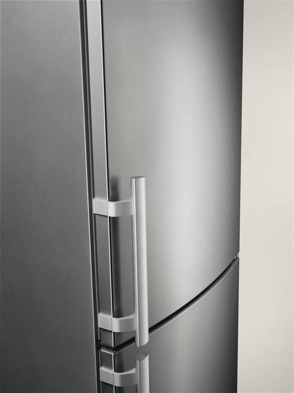 Chladnička s mrazničkou Electrolux EN3455MFX šedá nerez