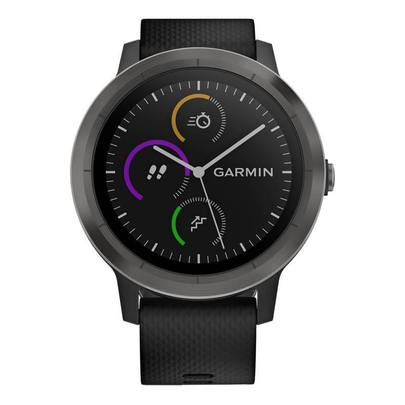 Chytré hodinky Garmin vívoActive3 Optic černé šedé