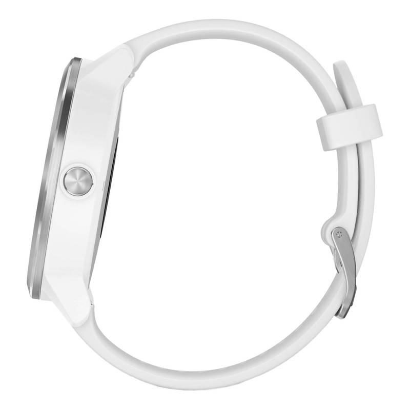Chytré hodinky Garmin vívoActive3 Optic stříbrné bílé