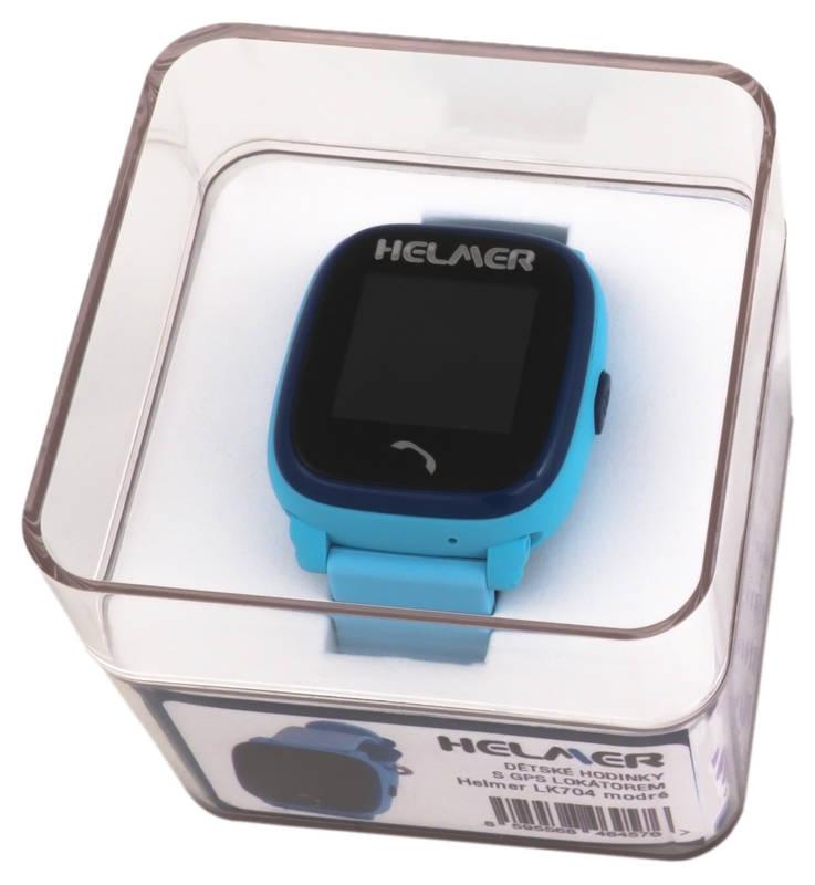 Chytré hodinky Helmer LK 704 dětské s GPS lokátorem modrý, Chytré, hodinky, Helmer, LK, 704, dětské, s, GPS, lokátorem, modrý