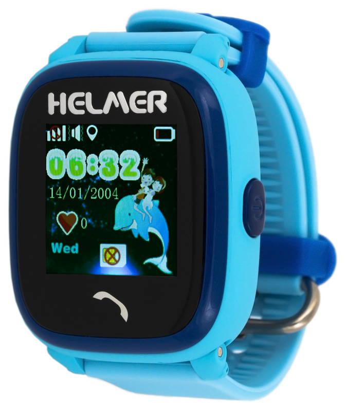 Chytré hodinky Helmer LK 704 dětské s GPS lokátorem modrý