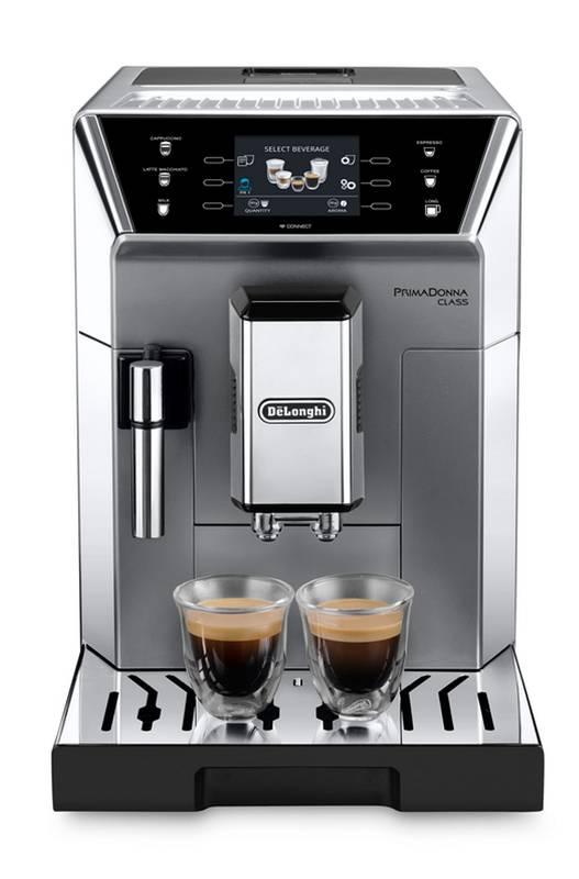 Espresso DeLonghi PrimaDonna ECAM 550.75.MS stříbrné, Espresso, DeLonghi, PrimaDonna, ECAM, 550.75.MS, stříbrné