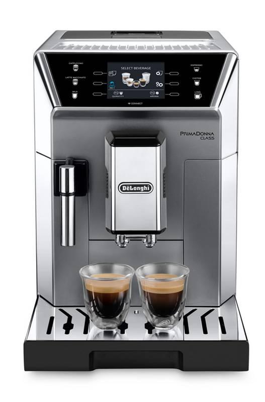 Espresso DeLonghi PrimaDonna ECAM 550.75.MS stříbrné