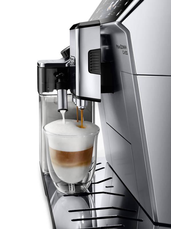 Espresso DeLonghi PrimaDonna ECAM 550.75.MS stříbrné