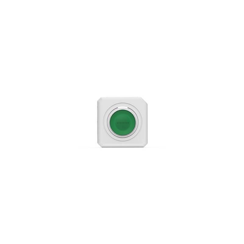 Kabel prodlužovací Powercube Extended Switch, 4x zásuvka, 1,5m šedý bílý zelený