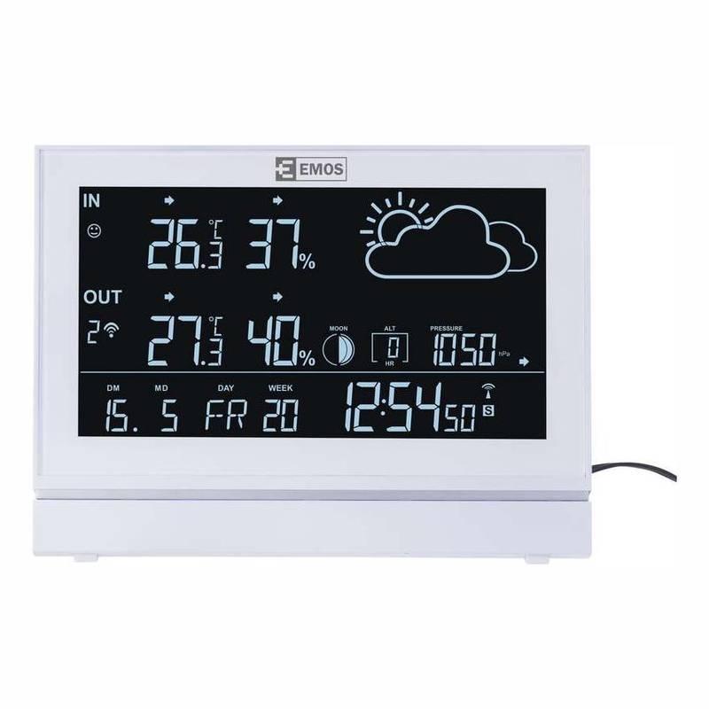 Meteorologická stanice EMOS E5005 bílá