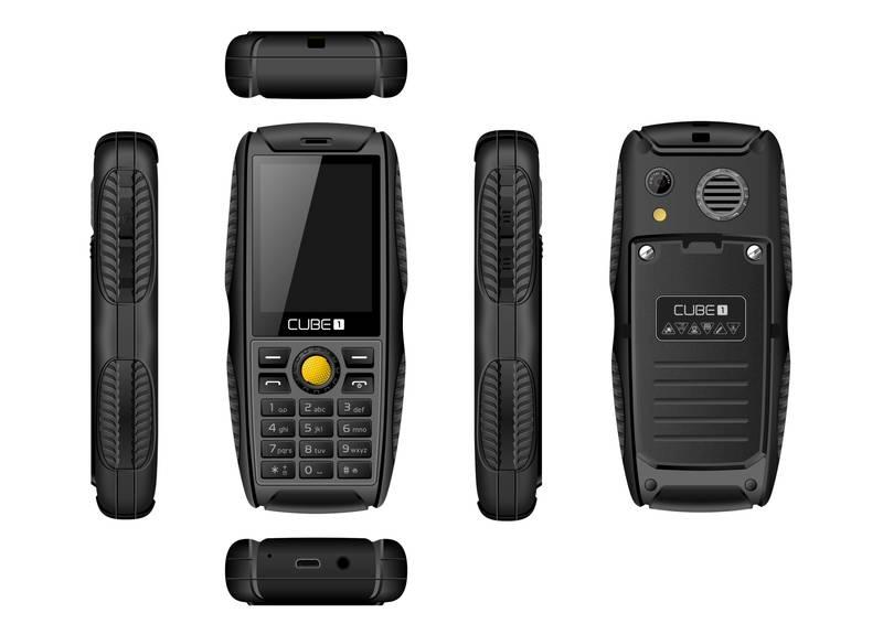 Mobilní telefon CUBE 1 S200 Dual SIM černý
