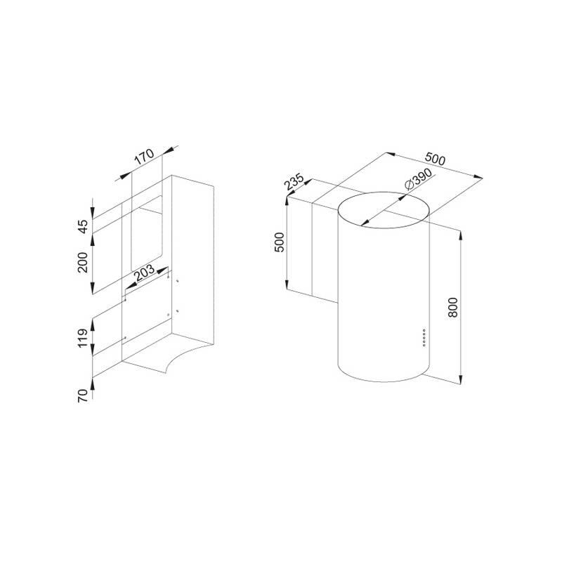 Odsavač par Guzzanti GZ 677 nerez