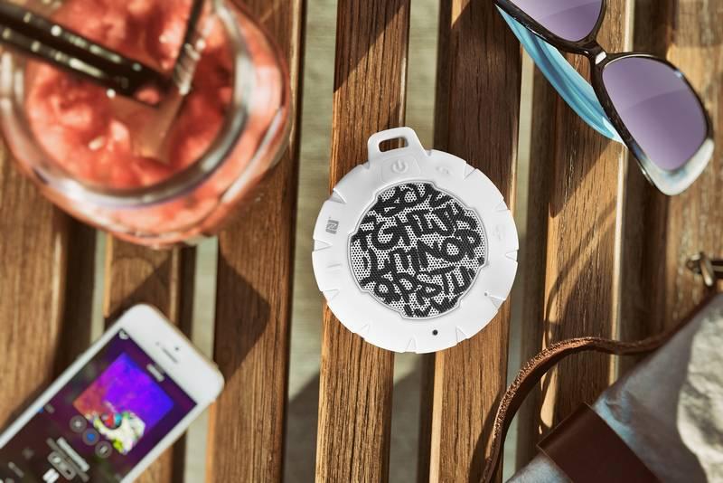 Přenosný reproduktor GoGEN BS 050STR černý bílý